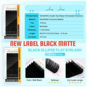 NAGARAKU PREMIUM ELLIPSE MATTE / EYELASH EXTENSION NAGARAKU PREMIUM ELLIPSE MATTE