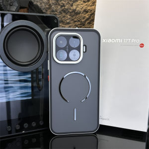 Case For Xiaomi 17T Pro Case For Aluminium Alloy Metal Frame Matte Transparent Acrylic Cover