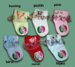 6 pasang Kaos Kaki Bayi Perempuan Model renda cantik Bahan Berkualitas 0-12 bulan / Kaos Kaki Bayi Perempuan