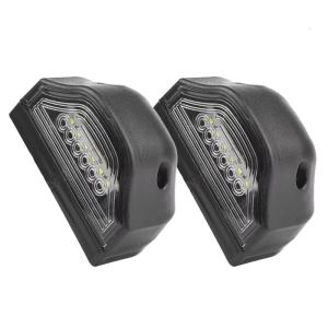 Chịu lực cao năng lượng hiệu quả đèn gắn biển số xe không thấm nước cho thương mại rơ moóc Xe Tải xe kháng thời tiết 2 cái