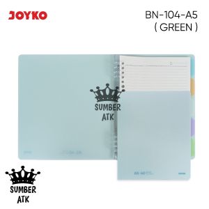 Binder Note JOYKO BN-104 A5 B5 Lose Leaf Binder isi 40 Lembar