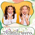 Tigeen 100 Pcs Rave Sprouts Bean Sprout Funny Hair Clips Mixed Style Plant Hairpins Hair Accessories for Home Party Irish. 