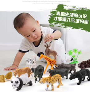 儿童科教 塑料仿真软胶 恐龙动物 模型摆件 (58 Pcs) Animals Toy 儿童玩具模型 动物玩具模型