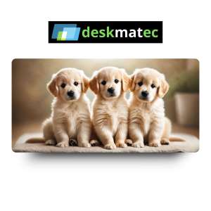 DESKMATEC Mouse Pad Golden Trio Retriever