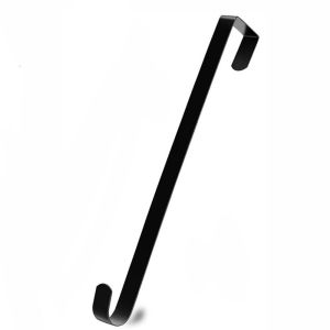 SDG 12/15นิ้วค่ะ ที่แขวนพวงหรีดดอกไม้ เหล็กคาร์บอนสตีล ใหญ่มากๆ ตะขอโลหะพวงหรีด เครื่องประดับตะขอเดี่ยว เล็บฟรี คริสมาสต์