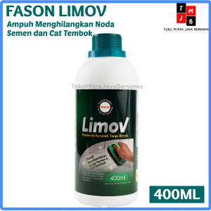 Pembersih Keramik Untuk Noda Semen Dan Cat Fason Limov 400ml Free Kuas
