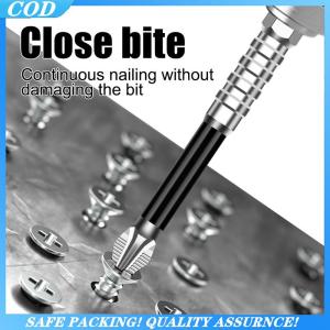 (COD) K5 Non-slip High Hardness Bit S2 Strong Magnetic 5A Black Non-slip Cross Head Electric Drill Electric Screwdriver Bit