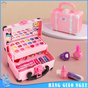 🎁【siêu rẻ】Bộ mỹ phẩm đồ chơi trang điểm 33 món không độc hại thích hợp cho bé