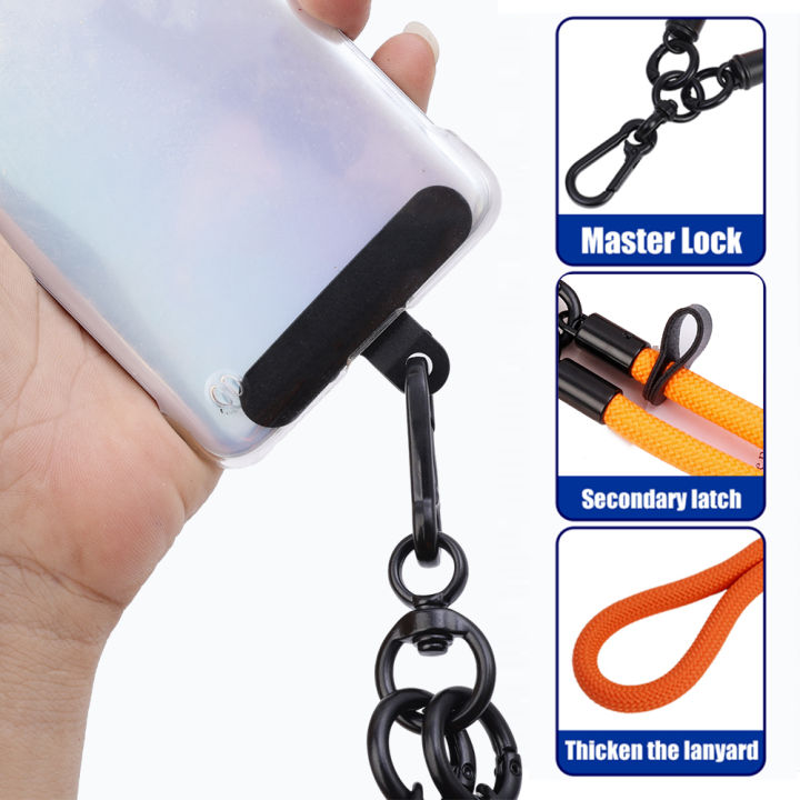 Universal Cell Phone Lanyard with Patch, Outdoor Travel Anti-lost ...
