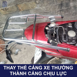 Cảng Sau Chịu Lực Xe Future 125 Fu125 Fuled Led Mập FI Fu Chờ Baga Ba ga Tay Dắt Nắm Xách 12 Li Đặc Cản