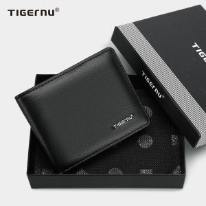 Tigernu 8008 PU Leather Wallet Elegant Mens Purse Credit Card Wallet For Men Small Luxury Money Bag High Quality Male Wallet Gift Set