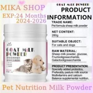 280g Goat Milk Powder Pet Dog Food Cat Food Nutritional Supplement Calcium Supplement1