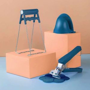 Bộ 6 dụng cụ gắp nóng nhà bếp tiện lợi ( giao mầu ngẫu nhiên)