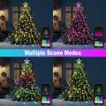 Smart Christmas Tree Lights with Ring Indoor Outdoor, 6.6FTx16 String 320 LED APP & Remote Control DIY Color Changing Christmas Tree Ring Lights Timing Music Sync for Christmas Tree Decorations. 