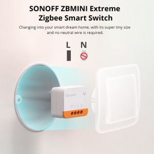 Elctech SONOFF ZBMINIL2 Extreme Zigbee 3.0 Smart Switch – No Neutral Wire Required