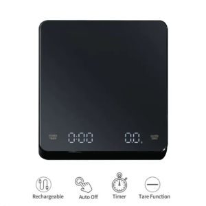 Emory 3kg/0.1g High Precision LCD Electronic Scales Digital Coffee Scale With Timer Portable Kitchen Scale with Type-C