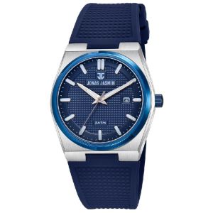 Jam Tangan Pria Original Jonas Jasmin JJ-5394 (40mm) Tanggal Aktif Rubber Water Watches