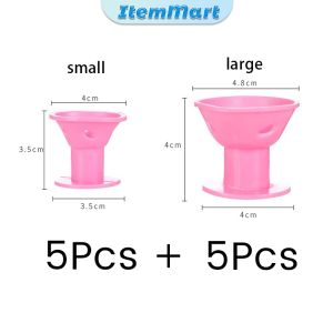 10Pcs/Set Heatless Hair Curlers Soft Silicone Curls Lazy Curling Rods Hair Styling Tools ItemMart