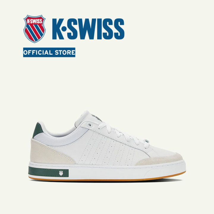 K-Swiss Mens Shoes Court Block K-Swiss Men'S Leather Sneakers Low