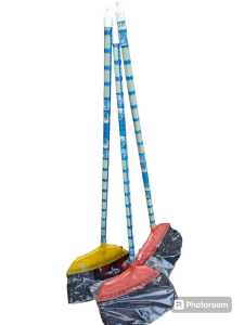 Sapu Ijuk Multifungsi Warna-Warni dengan Sisir Rambut Serat Kuat