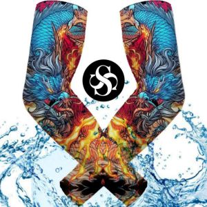 MANSET TATTO LENGAN PANJANG PRIA MOTIF BERGAMBAR KARAKTER PRINTING ELASTIS TIDAK PANAS BEBAS PILIH MOTIF