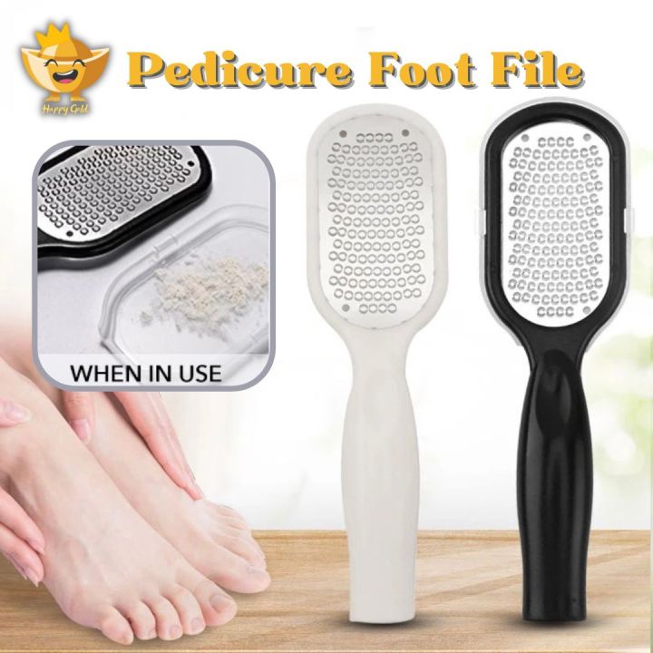 𝓗𝓖 Foot File Stainless Steel Spa Pedicure Callus Remover Foot Rasp File ...