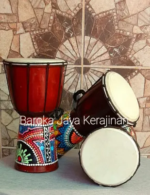 TERMURAH GENDANG MERAH MAINAN ANAK UKURAN 20 CM