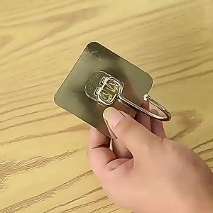 Manufacturers no-drill adhesive hook   Wall-mounted adhesive hook for hanging clothes   Seamless heavy-duty kitchen hook
