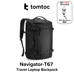 tomtoc Navigator-T67 Travel Laptop Backpack | 17 Inch | 38L