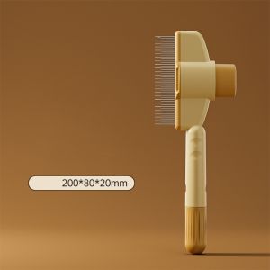 ที่แปรงขนสัตว์เลี้ยง รุ่นเบสิค สุนัข หวีแมว หวีหมา ที่แปรงขนสุนัข มีปุ่มดันขน แบบหมุด หวีแปรงขนสัตว์เลี้ยง CW50