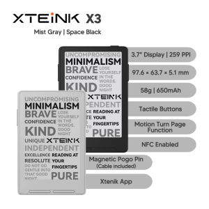 【SG】 XTEINK X3 X4 e-Reader E-Ink Display Magnetic Pocket eBook Reader Ultra Thin Light Crosspoint