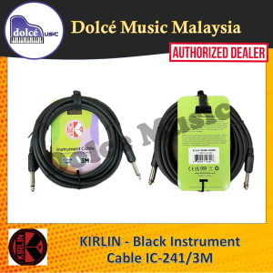 Kirlin- Black Instrument Cable IC-241/3M
