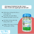 Probiotic For 60+ Years 40 Capsules Men vi sinh cho người lớn trên 60 tuổi. 
