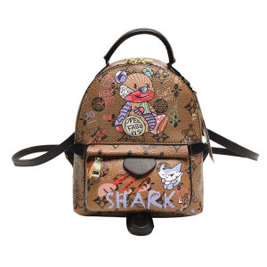 Túi Nữ 2025 Ba lô gấu dễ thương thời trang phong cách Hàn Quốc mới túi xách hợp thời trang ba lô đơn giản