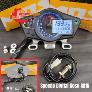 Speedometer Digital Koso RX1N set pangkon cnc import