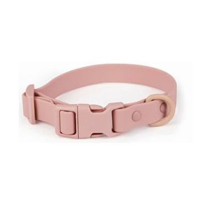 OEUVR Adjustable Pet Collar Elastic Webbing Pet Identification Safety Buckle Chain Durable Quick Release Buckle Waterproof Dog Collar Puppies