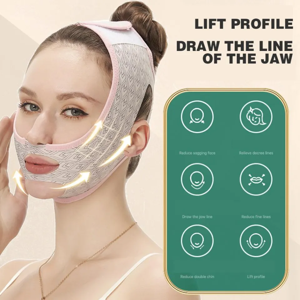 V Face Lifting Bandage Face Sculpting Sleep Mask High Elastic