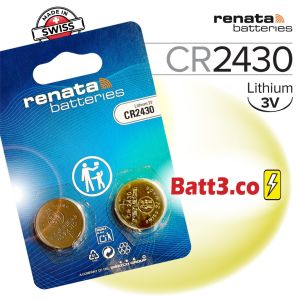 Authentic Renata CR2430 Lithium Coin Battery