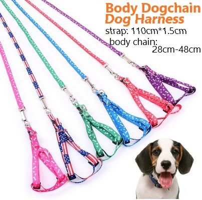 SMALL SIZE Nylon Body Dog Chain Dog Harness Dog Leash Cat Chain Pet  Accessories Dog Collar Lazada PH