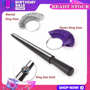[Twinkle Star]thanh Trục Gá Cỡ Nhẫn Thước Đo Ngón Tay Dụng Cụ Đo Kích Cỡ Trang Sức