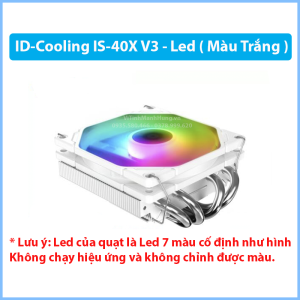 Tản nhiệt chip CPU ID-Cooling IS-40X V3 cao 45mm TDP 100W 4 ống đồng Fan 9cm – 2800rpm có hỗ trợ Socket Intel 1700 và AMD AM5.