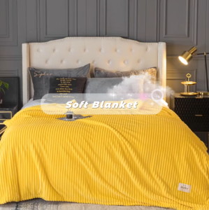 Gift! Queen/ KING SIZE Flannel Velvet Plush Throw Blanket Sofa Office Silky Comfortable Blanket