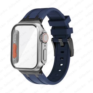 Change to Ultra Case for Watch Case&amp Band 9 8 7 6 5 4 45mm 41mm 44mm 42mm Screen Cover Appearance Upgrade Ultra 49mm Strap