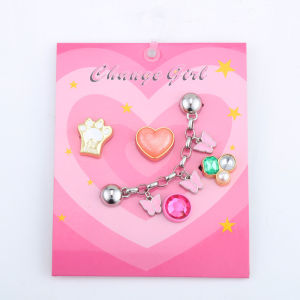 Metal shoes charm cross set Shoe Buckle Hole Shoe Accessories set Cat Claw Love Butterfly Chain Fashion Shoes Accessories