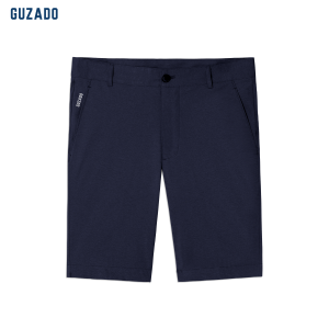 [TẶNG QUÀ ĐƠN 599K CHỈ 29.12] Quần Short Form Âu Guzado Vải Gió Thiết Kế Cạp Cúc Thanh Lịch Trẻ Trung Form Regular Fit Thoải Mái Năng Động GSR15