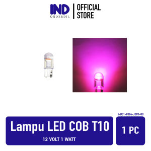 IND Onderdil LED Resin T10 Untuk Semua Jenis Motor dan Mobil COB Lampu Kaca Full 360 Derajat Sein Sen Ritting Speedometer Spidometer SpeedoKM Senja Kota Mundur Kilometer KM Kabin Ice Blue Putih Hijau Kuning Pink Merah Biru