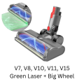Dyson Soft Roller Cleaner Head with LED for Dyson Cordless Stick Vacuum Cleaner Mop V6 V7 V8 V10 V11 V12 V15 SV10 SV11 SV12 SV18 Digital Slim Fluffy. 