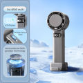 Jiditech High-speed Fan Handheld Fan 100 Wind Speeds Adjustable USB Rechargeable Outdoor Mini Fan. 