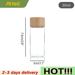 PkYeG 20 25 30ml Mini Bottle For Coffee Concentrate Milk Juice Leakproof Bottle With Lid Mason Jar Portable Empty Jar