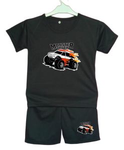 jiusenli Set Anak / setelan Anak / Laki Laki Dan Perempuan 2-10Tahun Edisi MONSTER TRUCK Seri 15